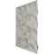 Ekena Millwork 19 5/8in. W x 19 5/8in. H Leto EnduraWall Decorative 3D Wall Panel Covers 2.67 Sq. Ft. WP20X20LTAMB - alternate 6